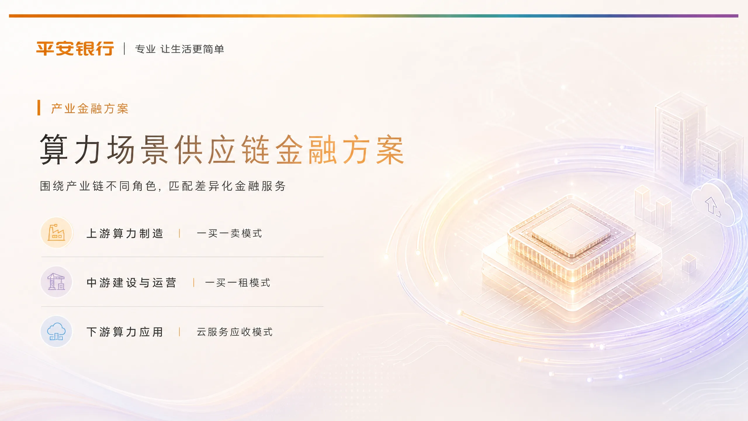 算力场景供应链金融方案